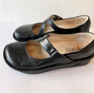 Alegria Dayna Clogs Shoes Mary Janes Black Sz 40